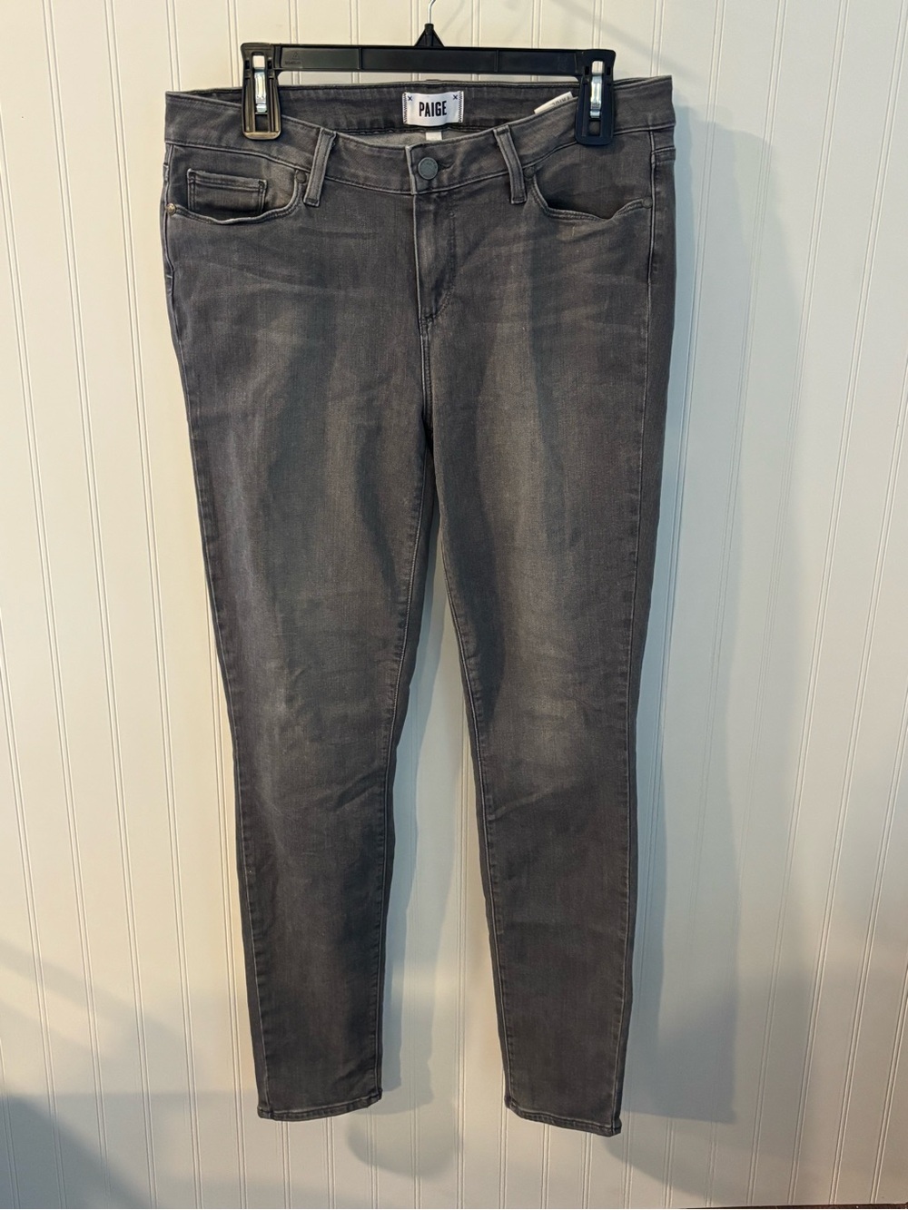 PAIGE Gray Wash Women’s Skinny Jeans